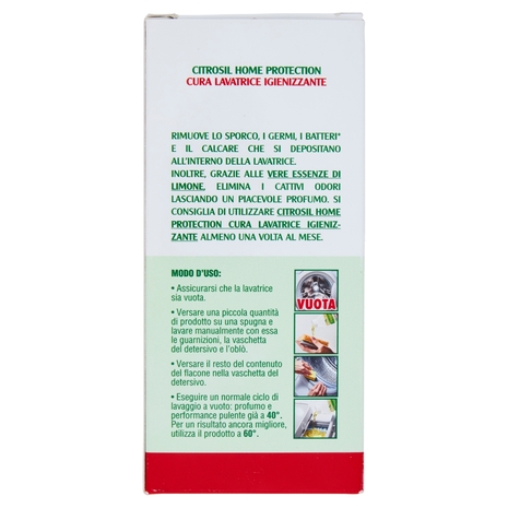 Citrosil Home Protection Cura Lavatrice Igienizzante 250 ml